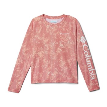 Chlapecké Mikiny Columbia Solar Chill Printed Long Sleeve Červené LEFXHP053